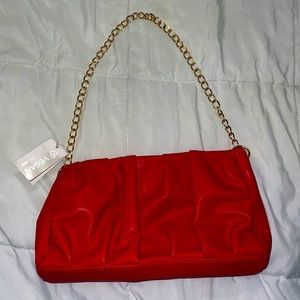 Vegan red purse